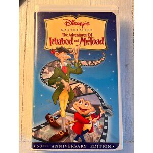 Walt Disney's The Adventures Of Ichabod & Mr. Toad VHS 50th Anniversary Edition